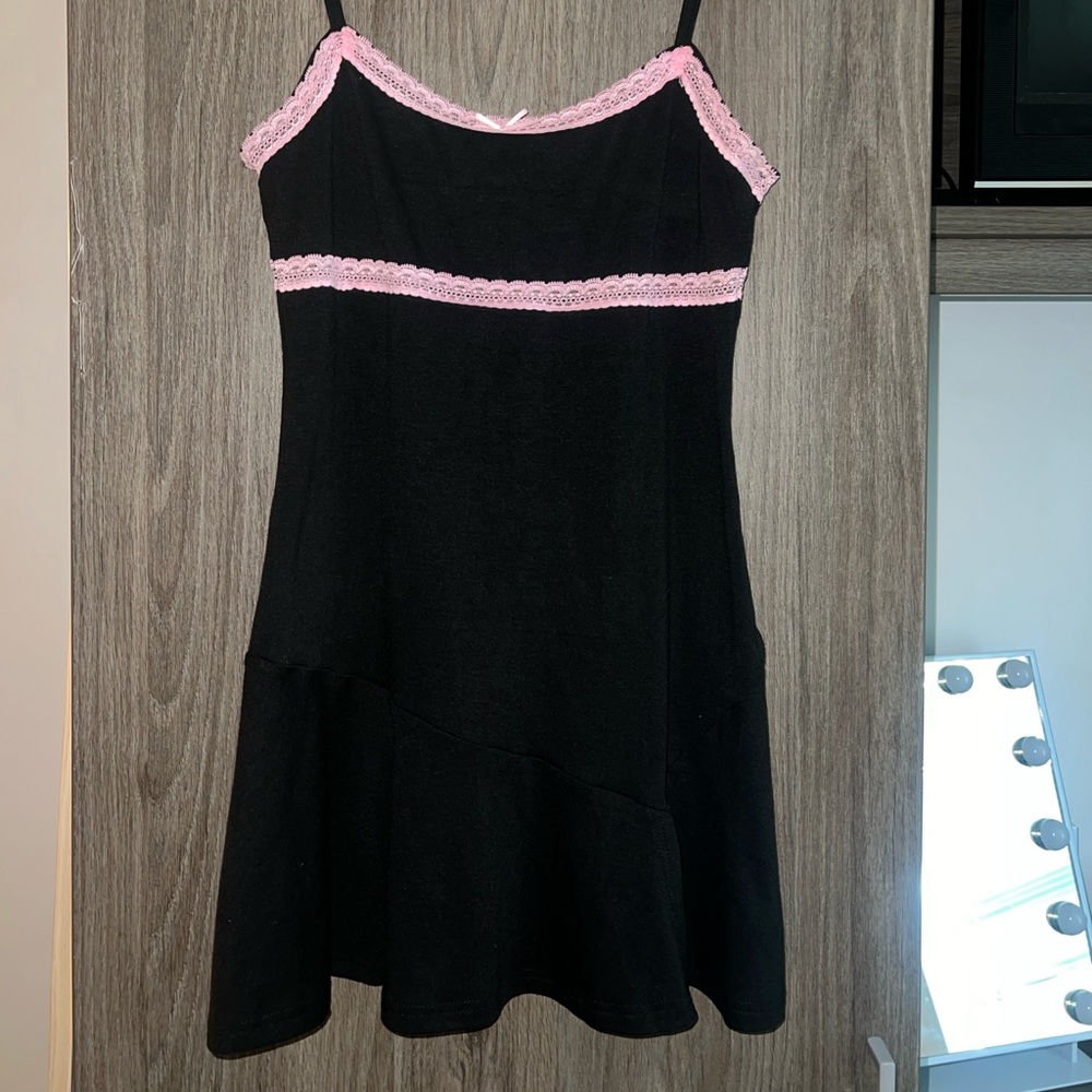 White fox mini dress Never